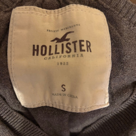 Hollister Vintage Y2K Brown Taupe Cardigan Sweater with Silver Sequins, Size S - Picture 11 of 16